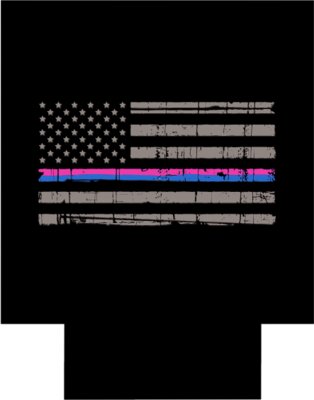 OSCO BluePink Flag Horizontal Koozie