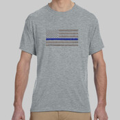 Men's Thin Blue Line Distressed Flag Light