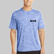 Multi-Color Men's shirt with OCSO on left chest and  American Flag on back 